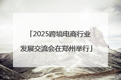 2025跨境电商行业发展交流会在郑州举行