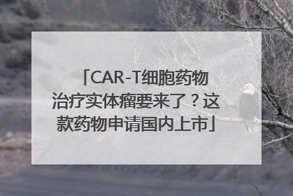 CAR-T细胞药物治疗实体瘤要来了？这款药物申请国内上市